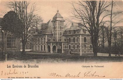 [-10%] BELGIQUE - les environs de Bruxelles - Château de Vollezeel - Nels Bx S 11 No 203 - Oblit 1901 - Carte Postale An