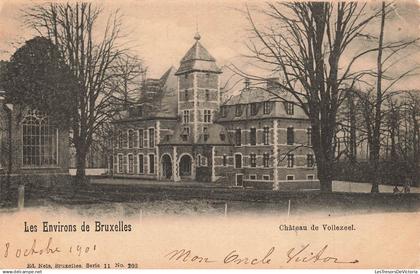 [-5%] BELGIQUE - les environs de Bruxelles - Château de Vollezeel - Nels Bx S 11 No 203 - Oblit 1901 - Carte Postale Anc