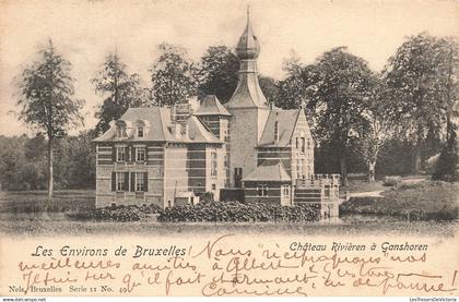 [-5%] BELGIQUE - Les environs de Bruxelles - Château de Riviéren à Ganshoren - Ed Nels Bx S 11 No 49 - Carte Postale Anc