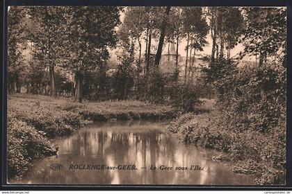 AK Roclenge-sur-Geer, Le geer sous l`Ile