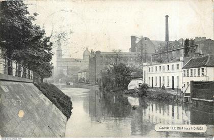 CPA Gand Le Quai des Moines