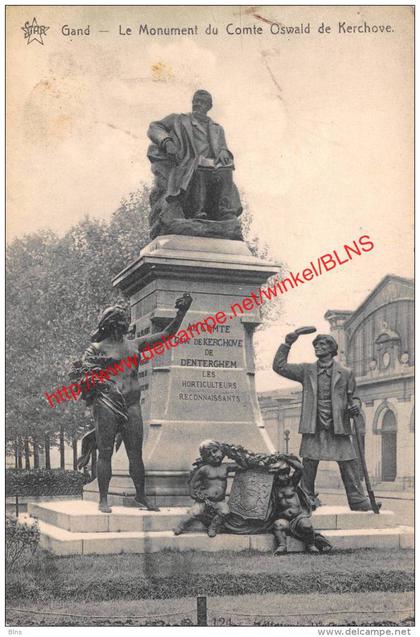 Le Monument du Comte Oswald de Kerchove de Dentergem - Gent