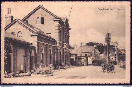 +++ CPA - GERPINNES - La Gare  //