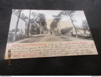 Gistel, La route d'Ostende a Thourout,