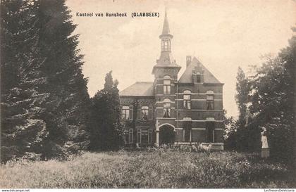 [-5%] BELGIQUE - Glabbeek-Zuurbemde  - Kasteel van Bunsbeek  (Glabbeek) - Carte postale ancienne
