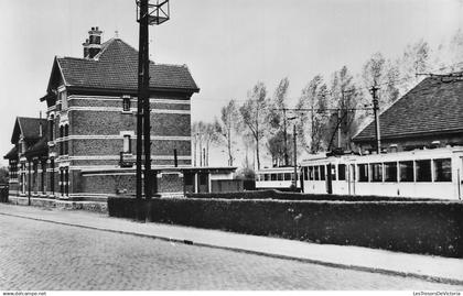 BELGIQUE - Leerbeek - Tramstatie - tramway - transport - Uitgever EDW - Carte Postale Ancienne