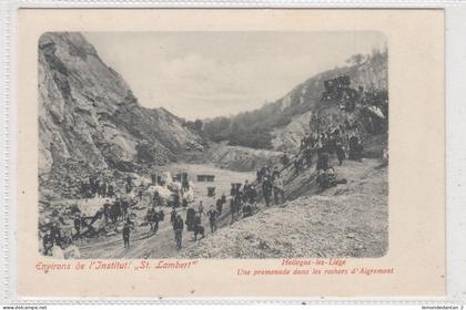 Hollogne-lez-Liège. Une promenade dans les rochers d'Aigremont. *