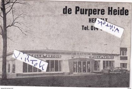 HERSELT :  De Purpere Heide  (  reclame kaartje   9 x 6 cm )