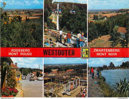 A3646 Belgium Heuvelland Westouter multi views postcard
