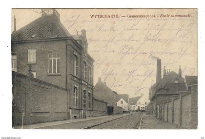 Wytschaete  Wijtschate  Heuvelland   Gemeenteschool  Ecole communale    FELDPOST