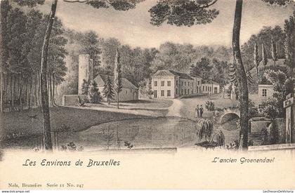 [-5%] BELGIQUE - Hoeilaart - Lancien Groenendael - Carte postale ancienne