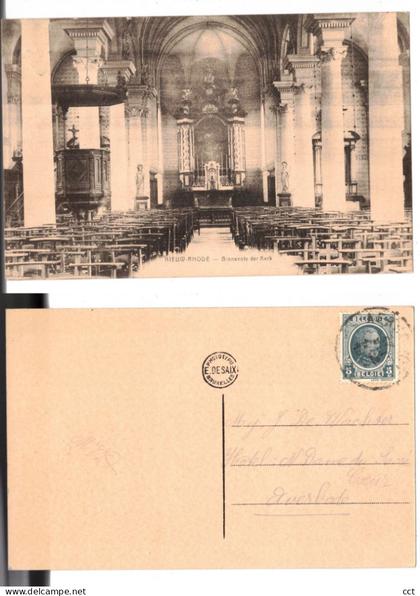Nieuw-Rhode  Nieuwrode  Holsbeek    Binnenste der Kerk