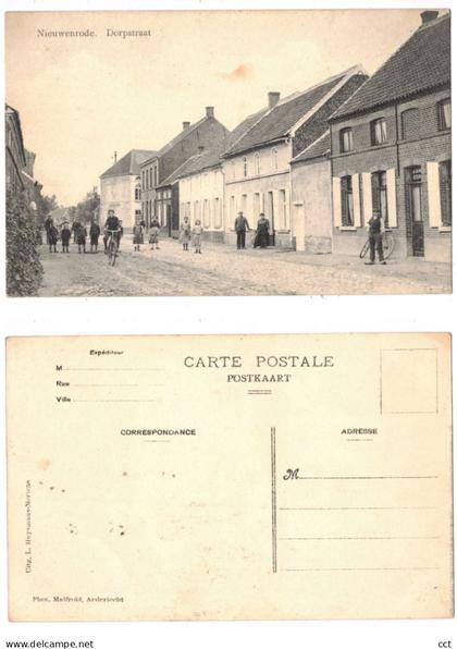 Nieuwenroden  Kapelle-op-den-Bos    Dorpstraat     Uitg Huysmans-Mertens Phot Malfroid Anderlecht