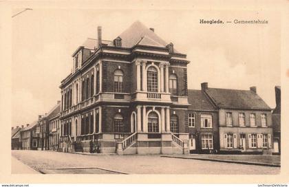 [-5%] BELGIQUE - Hooglede - Gemeentehuis - vue générale - Carte Postale Ancienne