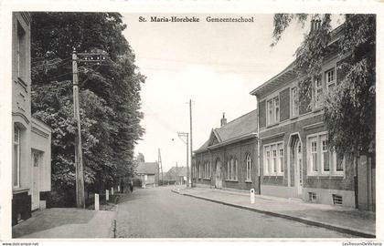 [-15%] BELGIQUE - St. Maria-Horebeke - Gemeenteschool - Drukkerij De Clippele - Carte postale
