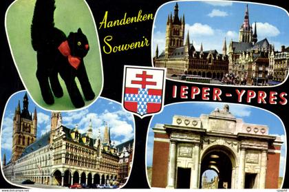 CPM Aandenken Souvenir Ieper Ypres