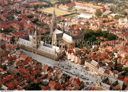 Ieper Stadtzentrum Fliegeraufnahme