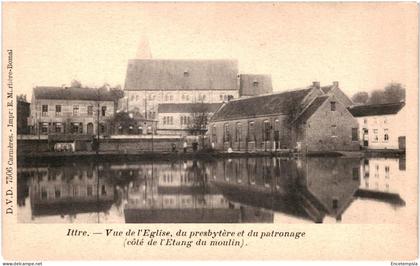 CPA Carte Postale Belgique  Ittre  Vue de l'église du Presbytère du Patronage début 1900 VM98118ok