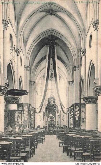 BELGIQUE - Kampenhout - Einnenste der Kerk - Uit J Hahn Van Mol - Choeur - Autel - Oblit 1908 - Carte Postale Ancienne