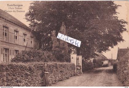Keerbergen :   Huis dokter     (   19xx met zegel  beschadigd  )