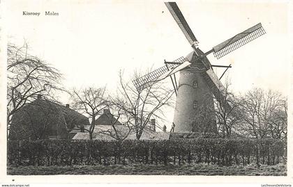 [-40%] BELGIQUE - Kinrooy - Molen - Moulin - Paysage - Rural - Chaumière - Arbre - Ed H.R.T - Animé - Carte postale anci
