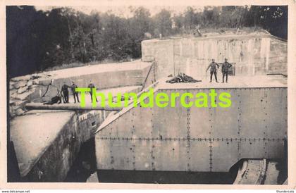 CPA CARTE DE PHOTO KOEKELARE COUCKELARE LANGE MAX KANON CANON FOTOKAART