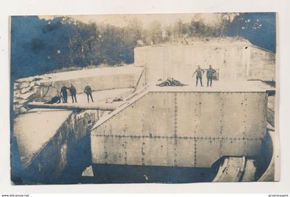 KOEKELARE  LANGE MAX  CANON WW I   FOTOKAART    2 SCANS