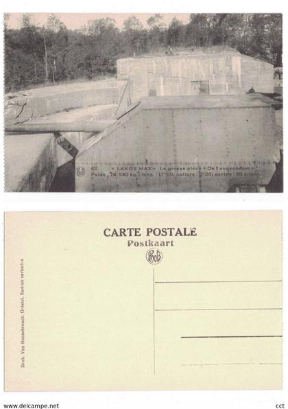 Koekelare  Leugenboom Canon - Kanon  Lange Max   La grosse pièce  EERSTE WERELDOORLOG  MILITAIRE