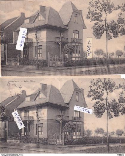 Kortenberg:  villa Alice  (   2 tems  :: 1 vermelding villa niet aanwezig -  &  1  enkel het voorblad van de kaart )