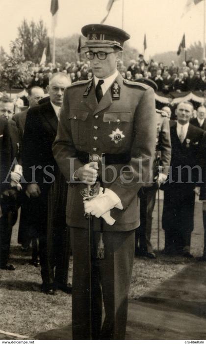 Postcard / ROYALTY / Belgique / roi Baudouin / koning Boudewijn / 1954 / Kortrijk / Het Nationaal Leiemonument