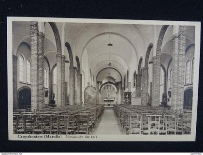Kruyshoutem (Marolle) Binnenzicht der kerk