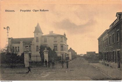 BELGIQUE - La Bruyère - Rhisnes - Propriété Oger Raikem - éolienne - CPA