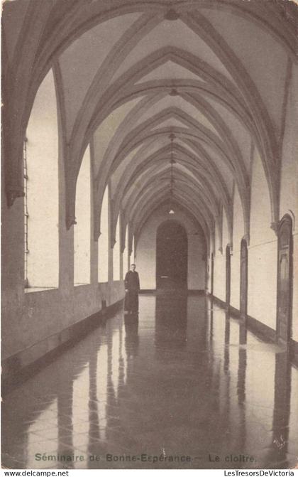[-10%] BELGIQUE - Estinnes - Séminaire de Bonne Espérance - Le Cloître - Carte Postale Ancienne