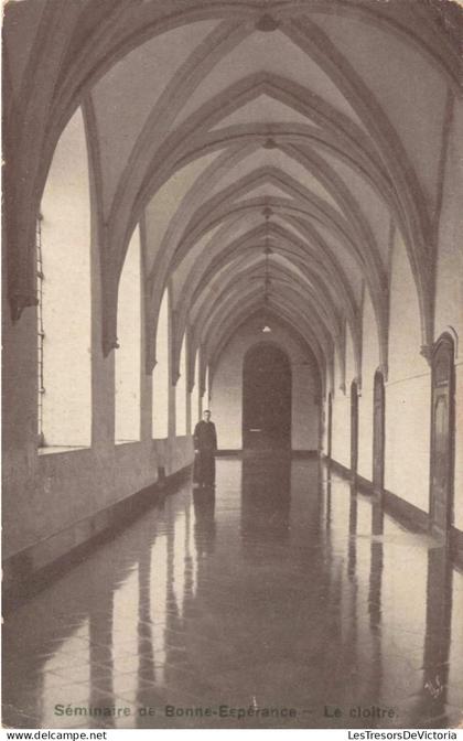 [-15%] BELGIQUE - Estinnes - Séminaire de Bonne Espérance - Le Cloître - Carte Postale Ancienne