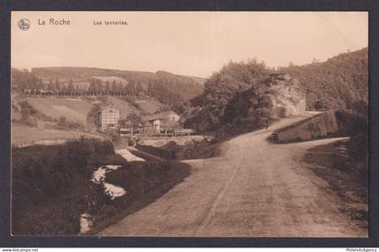 Vintage Postcard Belgium La Roche-en-Ardenne Tanneries