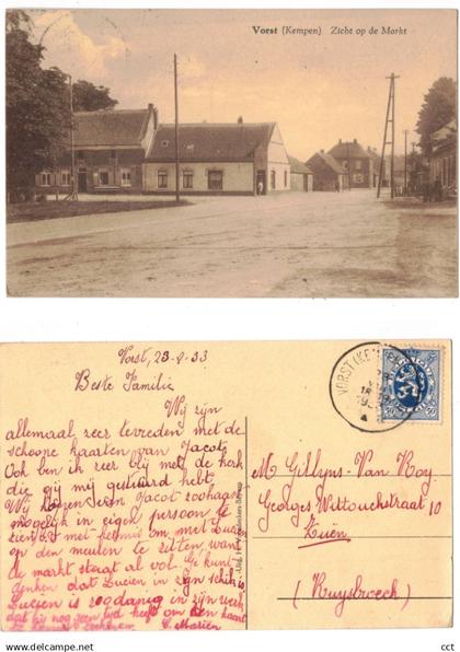 Vorst  Kempen  Laakdal  Zicht op de Markt