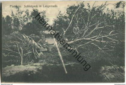 Flandern - Langemark - Schlosspark - Verlag Zipper Weilburg Lahn Serie 2 Nr. 63