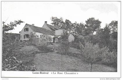 LASNE RENIVAL.  LA ROSE CHAUMIERE.