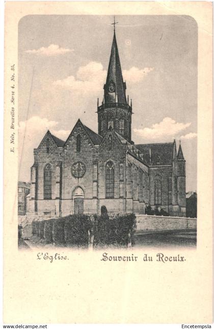 CPA Carte Postale Belgique Le Roeulx  Souvenir du Roeulx L'Eglise début 1900  VM92296