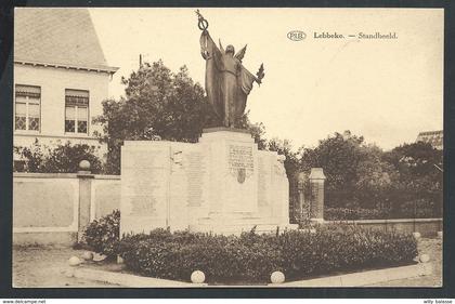 +++ CPA - LEBBEKE - Standbeeld - P.I.B.    //