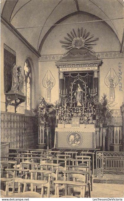 [-50%] BELGIQUE - Lendelede - Eglise - Autel du Sacré-Cœur - Carte postale ancienne