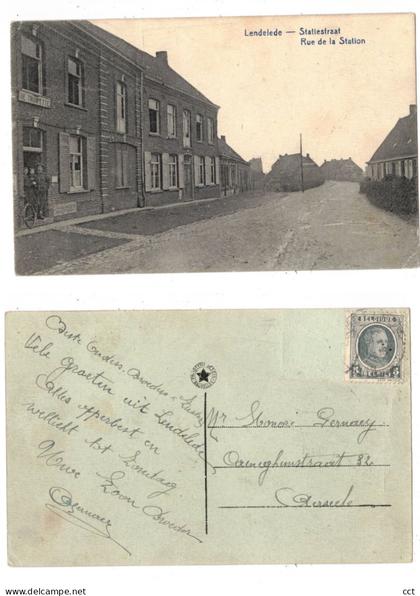 Lendelede   Statiestraat   Rue de la Station