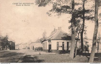 [-15%] BELGIQUE - Camp de Beverloo - Route de Baelen - maison - arbre - toit - S