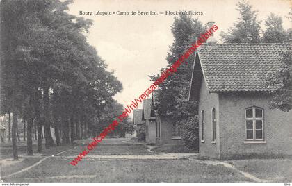 Blocks d'officiers - Leopoldsburg (Kamp van Beverloo)
