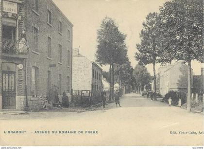 LIBRAMONT  CHEVIGNY. LIBRAMONT  AVENUE DU DOMAINE DE FREUX.  ANIMATION.