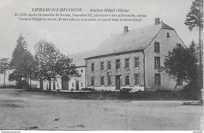 LIBRAMONT CHEVIGNY. RECOGNE.  ANCIEN HOTEL OLIVIER