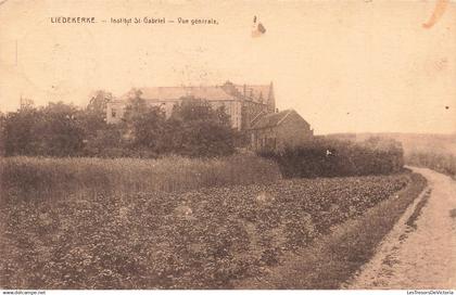 [-5%] BELGIQUE - Liedekerke - Institut St Gabriel - Vue générale - Campagne - Plantations - Carte Postale Ancienne