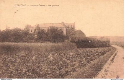 [-5%] BELGIQUE - Liedekerke - Institut St Gabriel - Vue générale - Campagne - Plantations - obl 1925 - Carte Postale Anc