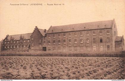 [-5%] BELGIQUE - Liedekerke - Pensionnat St Gabriel - Façade Nord Est - Bâtiment - Champ - E Desaix - Carte postale anci