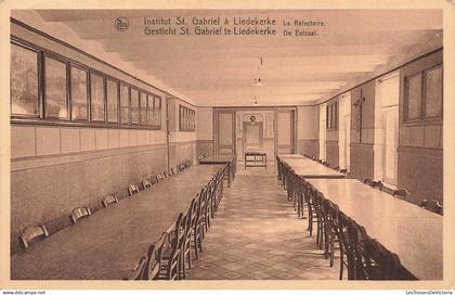 [-5%] BELGIQUE - Liedekerke - St Gabrielgesticht - De Eetzaal - Institut St Gabriel - Réfectoire - Carte Postale Ancienn